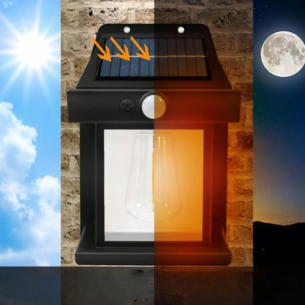 Lámpara Solar de Pared con Sensor