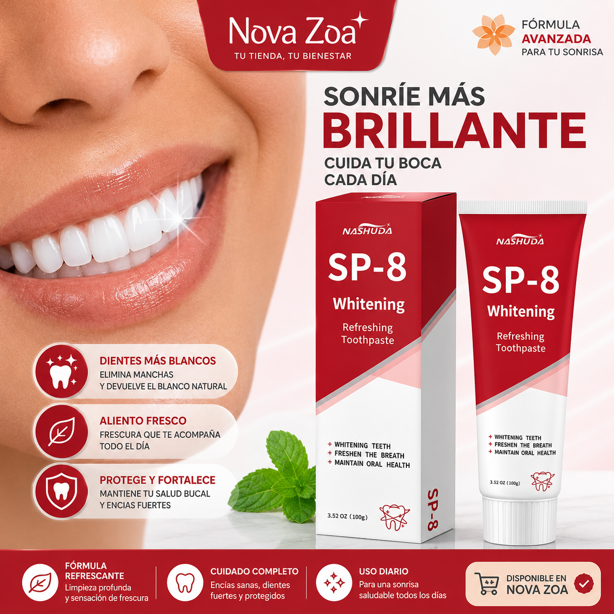 Pasta Dental Sin Flúor Probioticos SP-7