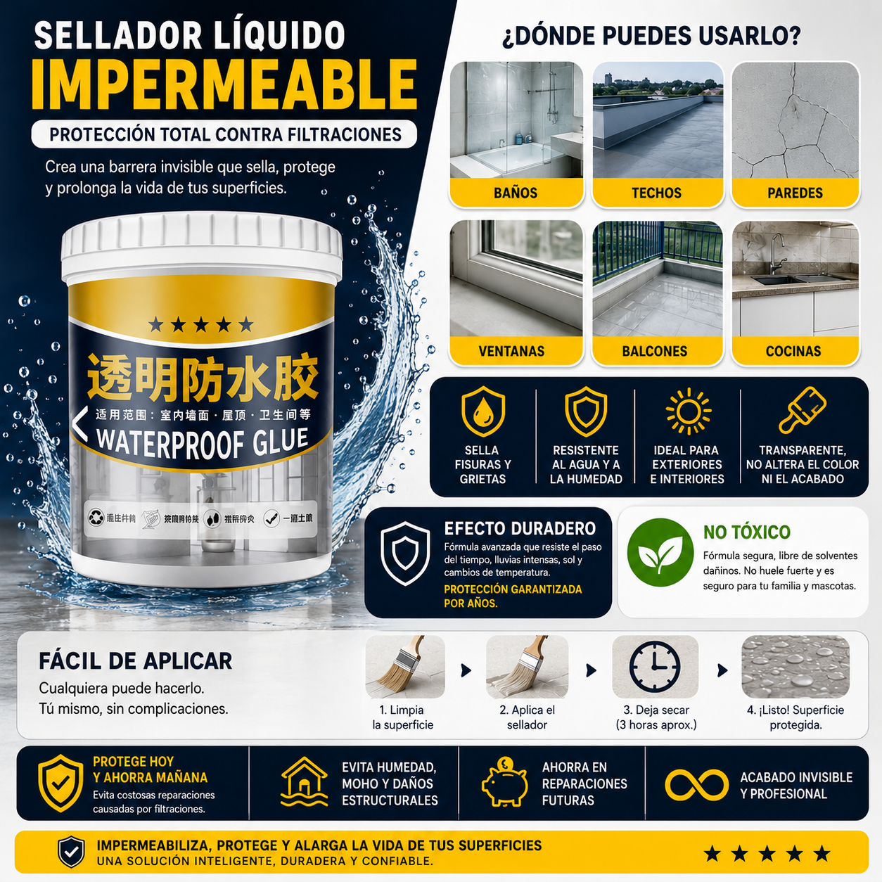 Sellador Liquido Impermable