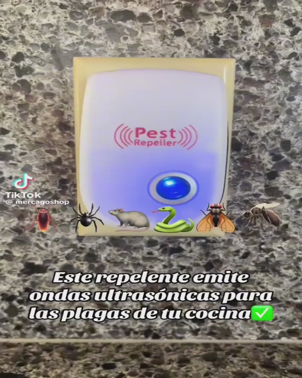 Hogar Libre de Plagas - Repelente Ultrasónico Inteligente