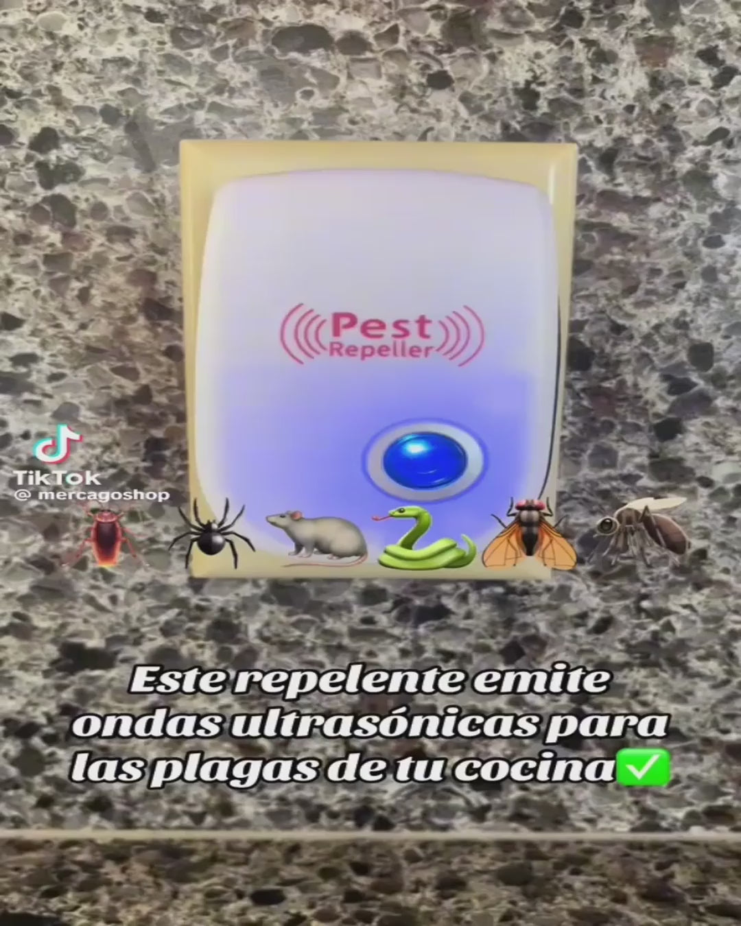 Hogar Libre de Plagas - Repelente Ultrasónico Inteligente